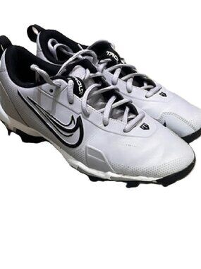 Nike Force Trout 9 Keystone GS Baseball Cleats-Gray size 6Y
